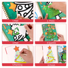 Foil Art Christmas DIY Toy No Mess Creative Travel Supply Set Idea Birthday Christmas Valentine Gift for Girl Boy Children