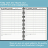Monthly Bill Organizer & Planner for Personal Budgeting Financial Payments Checklist Organizer Bill Tracker Notebook Planner