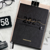 2025 A5 Leather Planner 365-Day Weekly & Monthly Organizer with Elastic Band Closure And Inner Pocket