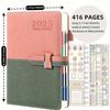 2025 Daily Planner 12-Month Calendar Weekly & Monthly Schedule Appointments To-Do List Goal Setting Productivity Adult Organizer