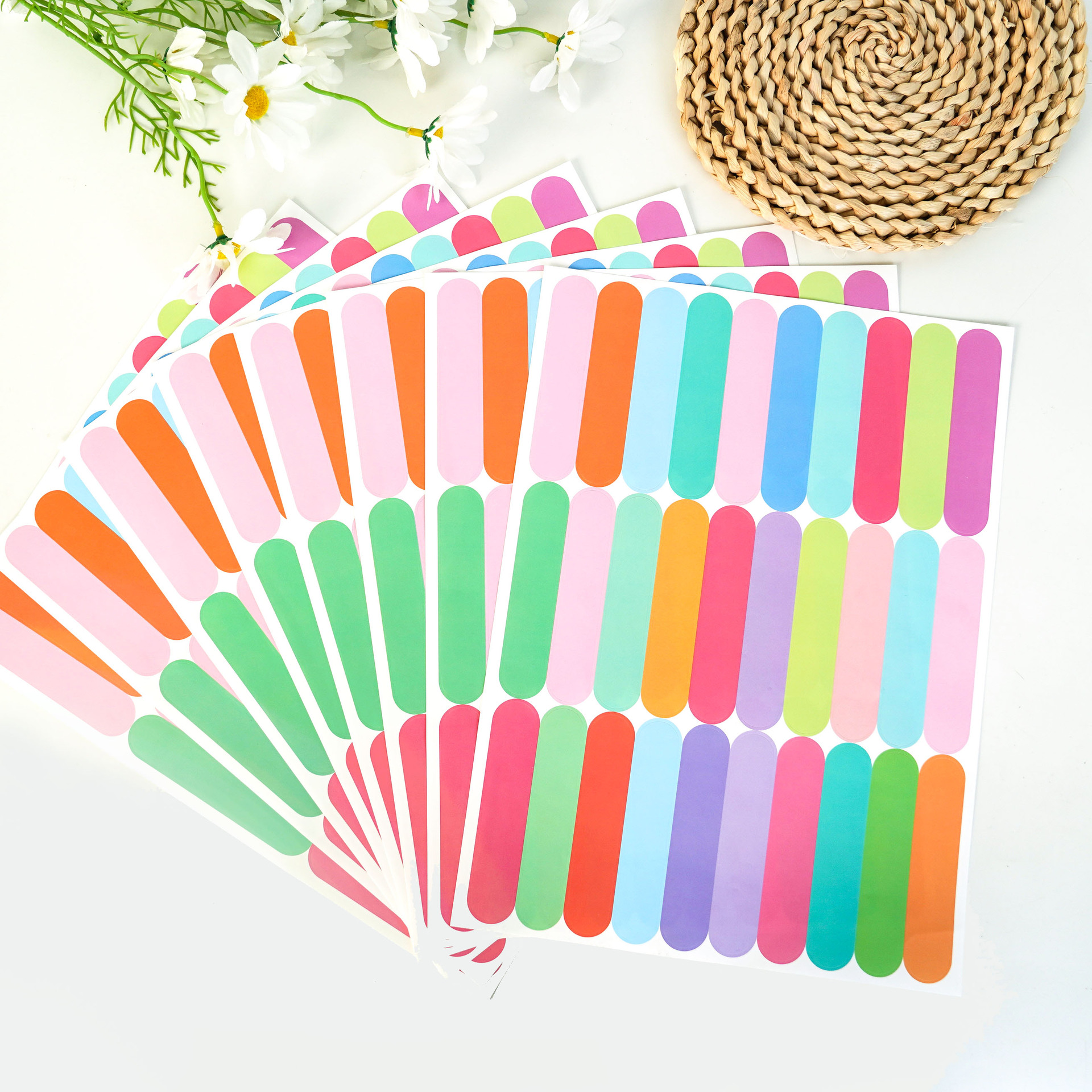 Trendy Sprinkle Confetti Strip Wall Sticker for Boys Girls Bedroom playroom Study Room Living Room Dance Room Wall Stickers