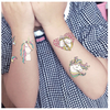 Custom Cartoon Unicorn Designs Temporary Tattoo Sticker