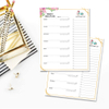 Glod Foiled Notepads Print Custom Logo Printed 
