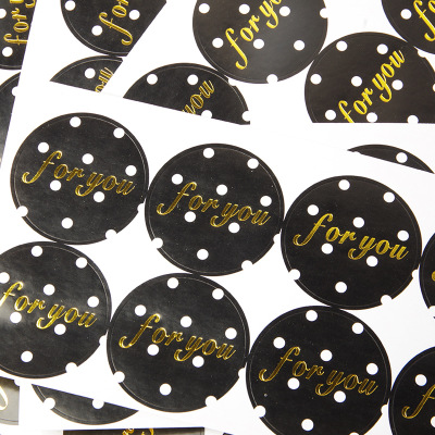 Custom Transparent Labels Packaging Adhesive Sticker Waterproof Stickers for Food Bottle Kitchen Mark Packing Bags Box Present 