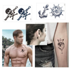 Black Flower Star Letter Animals Tattoo Sticker Waterproof Temporary Custom Design Logo for Girls Kids Women Man Chest Back Leg