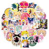Sailor Moon Anime Girl Stickers Snowboard Laptop Luggage Car Motorcycle Bicycle Fridge DIY Styling Vinyl Home Gift for Girl