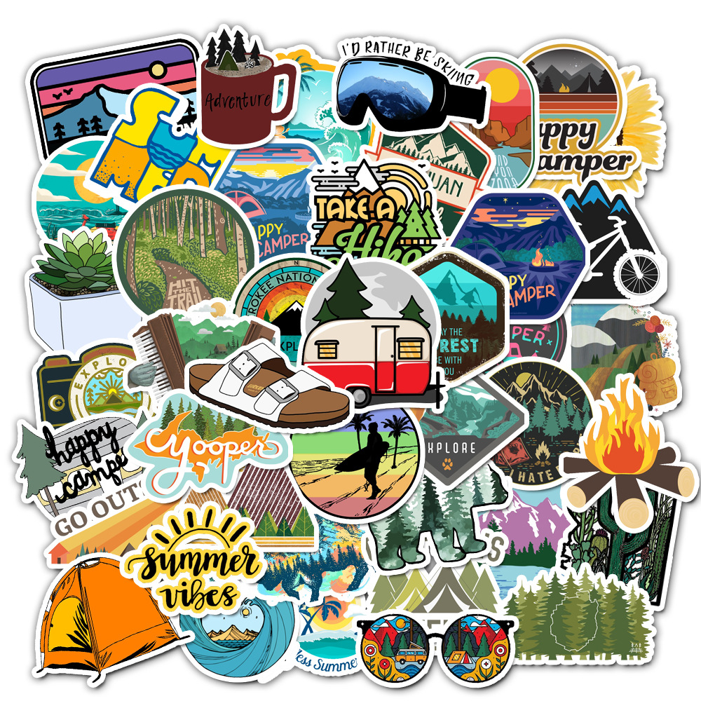 Cute Girl Pink Stickers Personalised Scrapbook Stickers for Luggage Laptop Decal Waterproof Decals Kawaii Stationery Sticker
