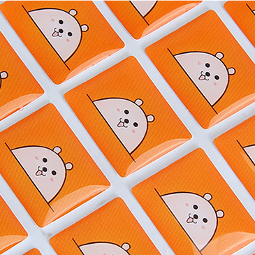 Adhesive Personalised 3d Epoxy Stickers 