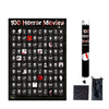 Top 100 Horror Movies Scratch Off Poster Must See Movie Challenge