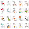 50 Unique Inspirational Cards Cute Motivational Kindness Mini Note Cards with Encouragement Quotes Daily Affirmations for Kids