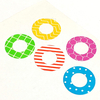 Custom Hole Reinforcement Stickers with Multiple Design Hole Protectors Colorful Circle Labels for Loose-Leaf Paper Sheets