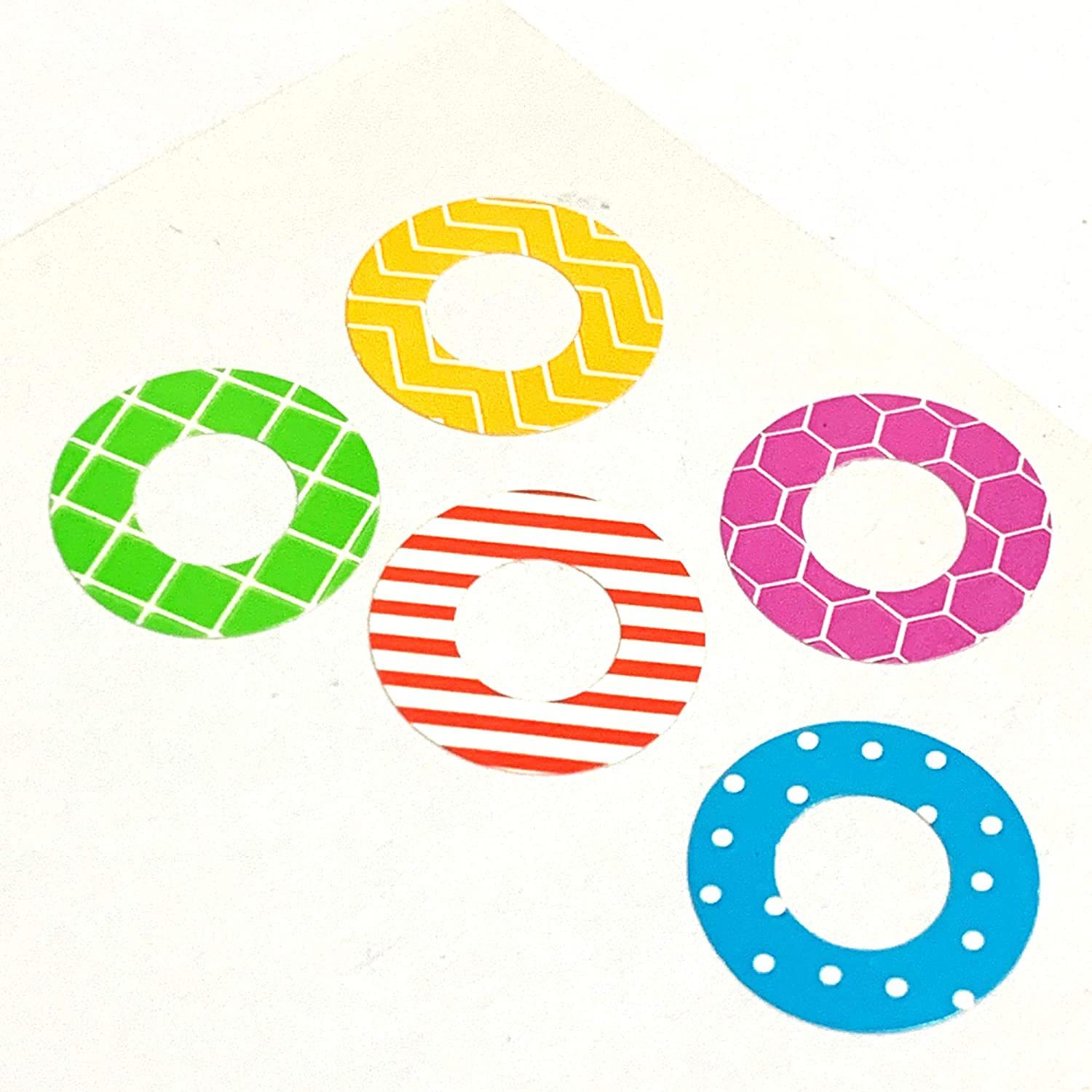 Custom Hole Reinforcement Stickers with Multiple Design Hole Protectors Colorful Circle Labels for Loose-Leaf Paper Sheets
