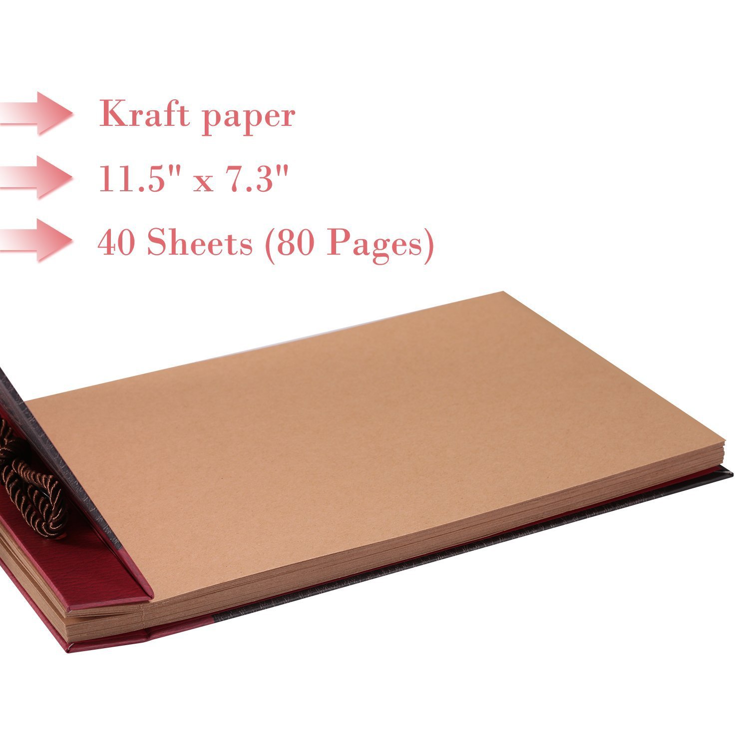 Retro Style Vintage Guestbook Our Adventure Book Scrapbook Photo Album Travel Diary Photo Book for Couples