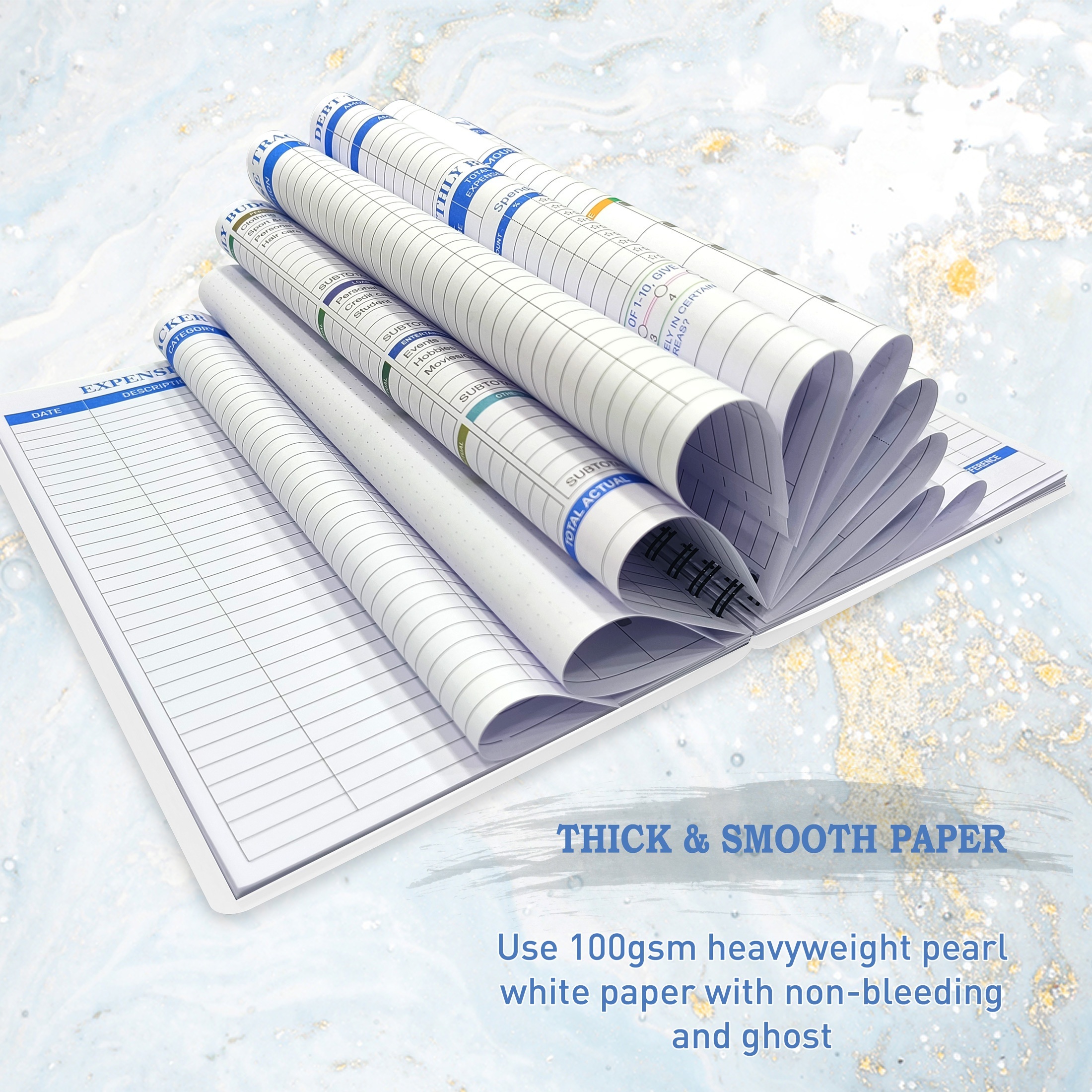 A4 Size Monthly Bill Paying Organizer Spiral Binding Efficiently Manage Your Finances With Budget Planner Bill Tracking