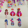 Adorable 3D Cartoon Dress-Up Girl Puffy Stickers for Toddlers, Bulk Sticker Sheets DIY Decorative Stickers for Kids' Rooms