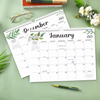 2025 Wall Calendar Custom Printing Advent Monthly Desk Table Calendar with Large Blank Blocks