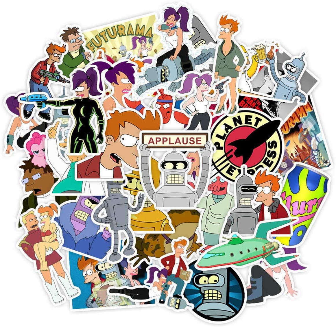 Futurama Laptop Vinyl Cartoon Stickers for Kids Anime Sticker