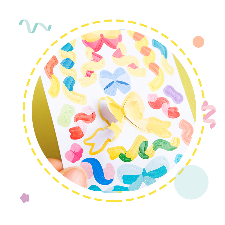 Kiss Cut Rainbow Series Custom Stickers 