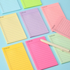 40 Shhets Assorted Colors Daily To Do List Notepad Sticky Notes Planner with Lines