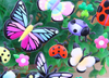 Pva Foam Colorful Butterfly Decal Puffy Stickers 3d Butteefly Puffy Stickers for School Projects & Decoration