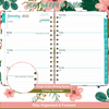 2022 Weekly Monthly Planner Flexible Hardcover Notebook