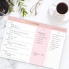 Gold Stamping Weekly Planner Inserts Memo Pad with Tear Off To Do List Custom Checklist Note