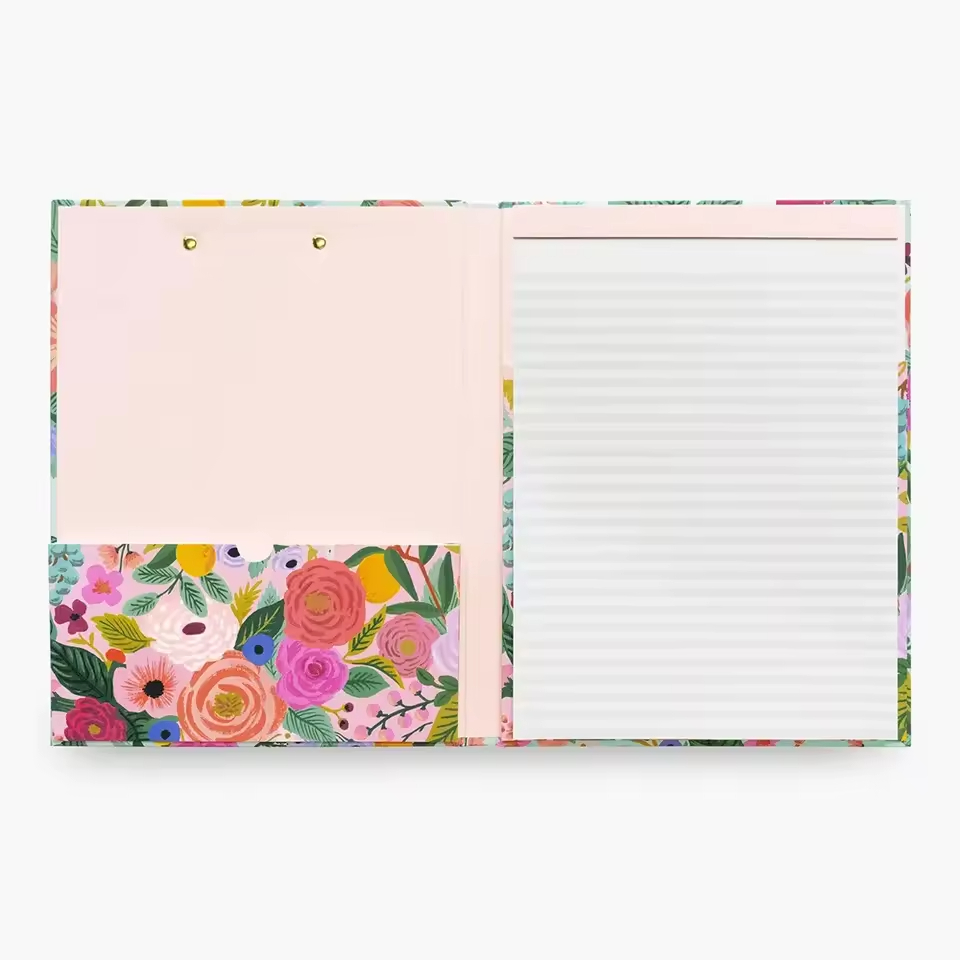 Padfolio Cardboard Durable Clipfolio A4 Office Letter Pad Paper Notepads With Clipboard