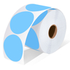 Self-Adhesive Vinyl Waterproof Logo Custom Multi-color 2" Round Circle Sticker Labels for Thermal Printer
