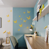3D Metallic Butterfly Wall Decor 3d Butterfly Removable Wall Stickers