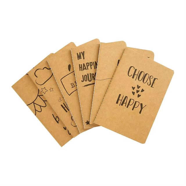 Kraft Paper A6 Mini Inspirational Quotes Motivational Ruled Notebook Lined Journal