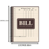 Monthly Spiral-Bound Notebook - Bill Tracker & Budget Planner with Payment Checklist for Adults