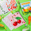 Paint by Sticker Books for Kids Ages 4-8 Fruit Sticker by Number Activity Book for Kids Sticker Puzzle Book Craft Art