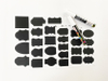 New Design Waterproof Chalkboard Label Sticker Home Jars Bottles Tag Chalkboard Labels Bulk With Pen 