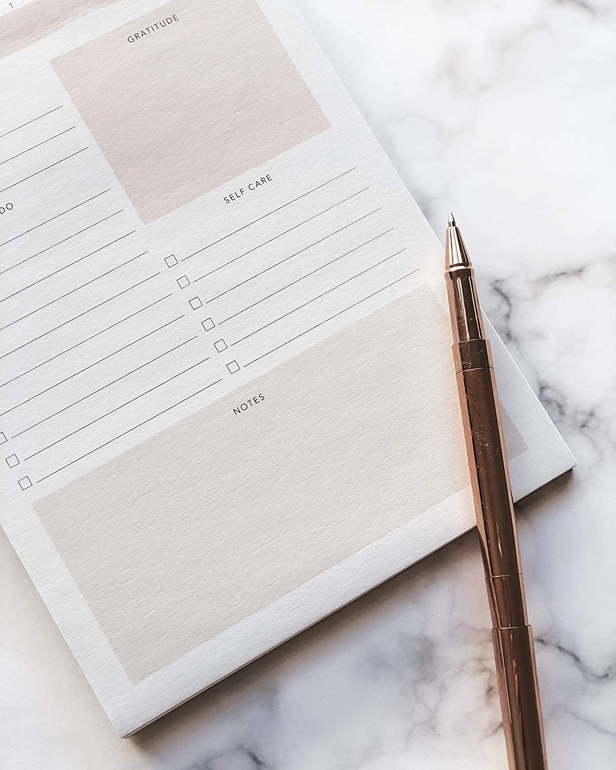 Hot Sell Daily Planner Tear Off Pad Desk Notepad With Custom Logo Printed Schedule To-Do List Task Planner