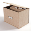 Custom Blank Food Paper Recipe Box with Cards And Dividers 4*6 Inch Recipe Cards