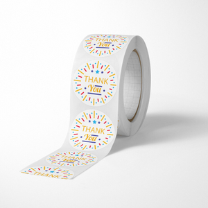 Custom Adhesive Thank You Sticker Packing Label