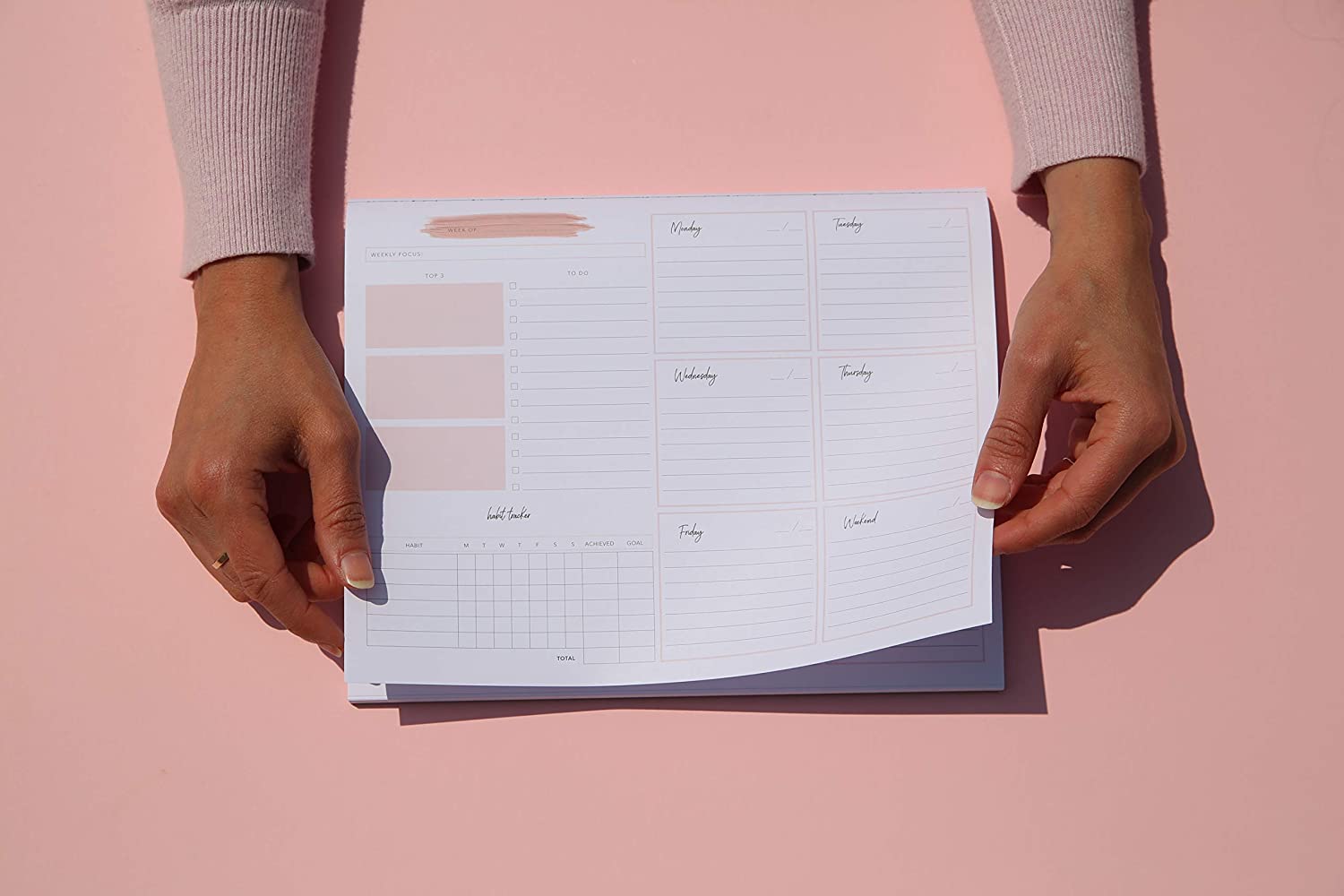 Weekly Planner Pad for Productivity Notepads