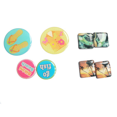 Customized Design Magnetic Fridge Epoxy Sticker