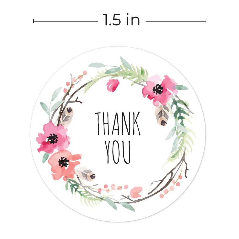 Thank You for Supporting My Small Business Stickers Packaging Label for Custom Roll Sticker Label Printing