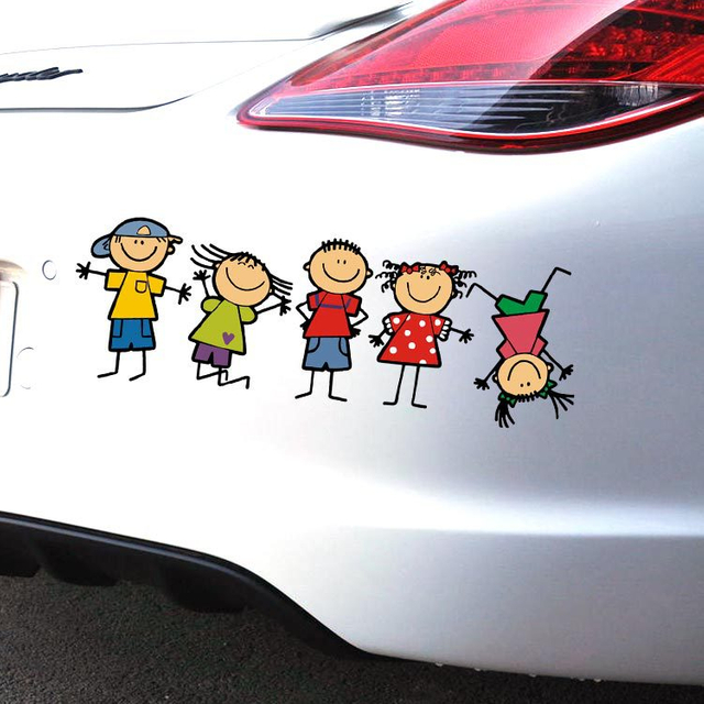 Car Decals Stickers Custom Design Happy Kids