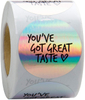 Custom Holographic Thank You Stickers