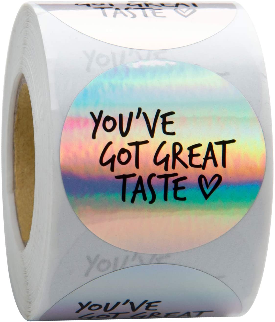 Custom Holographic Thank You Stickers