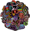 Waterproof Custom Die Cut Printing Company Logo Cartoon Custom Design PVC Proof Vinyl Sticker