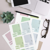 Planner Sticker Sheets Reminder & Productivity Journal Stickers Monthly Index Tabs & Calendar 2021-2022