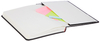 A5 Elastic Band Notebook Basics Classic Business Line Ruled Black Hardcover Notebook with Pocket