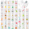 50 Unique Inspirational Cards Cute Motivational Kindness Mini Note Cards with Encouragement Quotes Daily Affirmations for Kids
