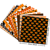 6" X 6" Halloween Scrapbooking Supplies Kit DIY Halloween Pattern Paper for Card Making Photo Album Party Decor Scrapbook Paper Pad