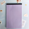 Custom Eco Friendly Kawaii Micro Perforated Writing Pad College Ruled Legal Notepads