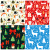 12 Designs 6 X 6 Christmas Pattern Scrapbook Paper Double-Sided Xmas Craft Paper Pad