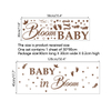 Baby in Bloom Baby Shower Backdrop Large Decals Decorations Gender Reveal Girl Or Boy Vinyl Decal Stickers